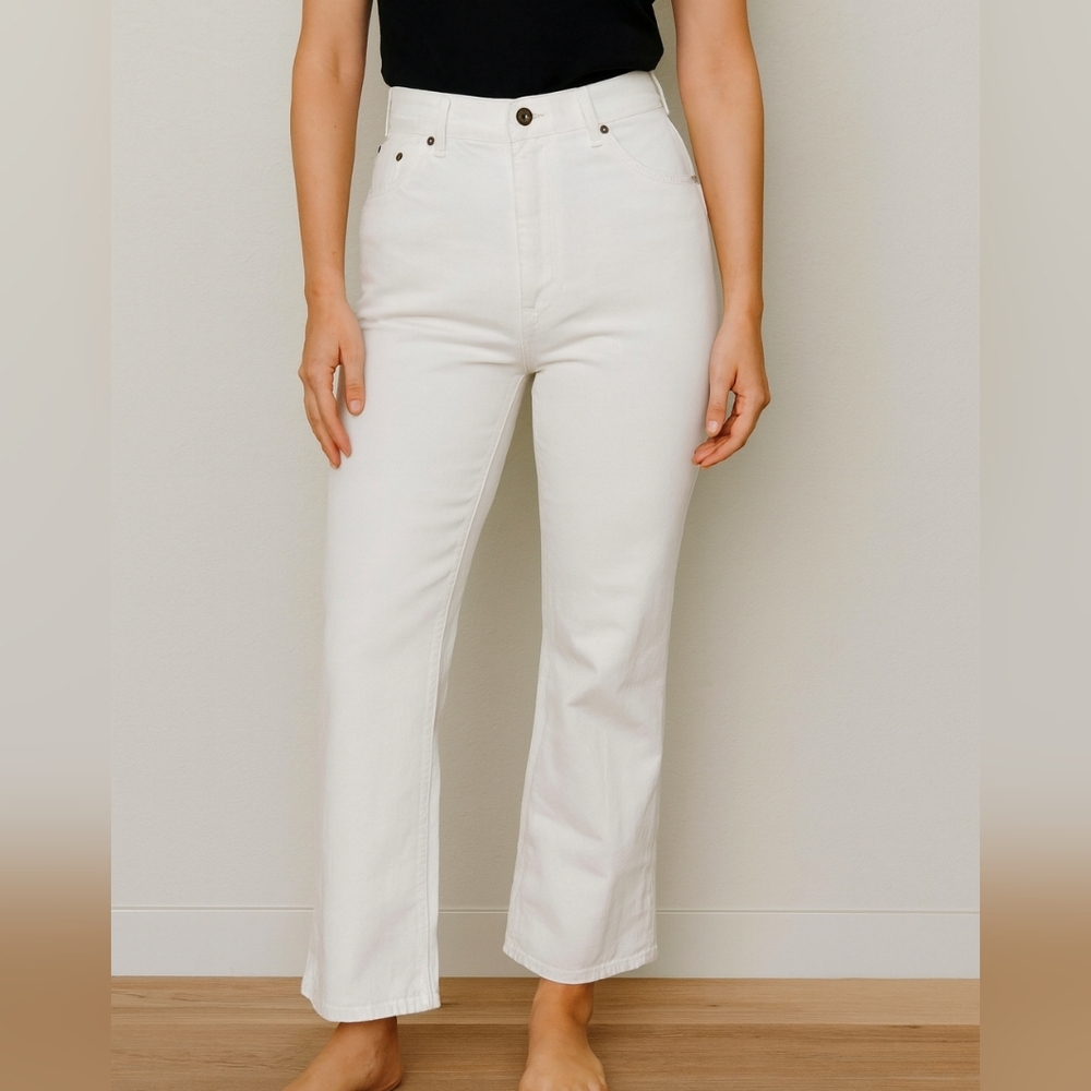 Canyon River Blues Essential Women’s Jeans Bootcut White Flare Pants Size 11